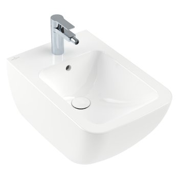 Биде подвесное Villeroy & Boch Venticello, 56×37,5 см, белый